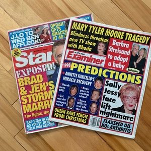 Vintage National Examiner & Star Newspapers